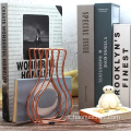 Vaso di metallo semplice scaffalature blocco di libri regalo da tavolo adorabile